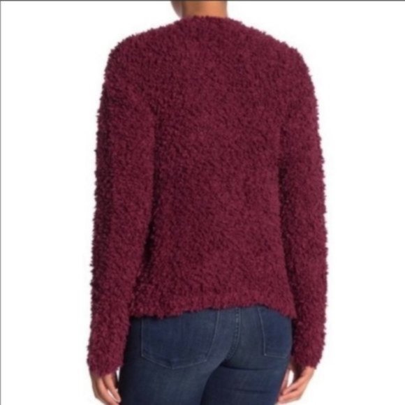 NWT RXB | Boucle Knit Cardigan Zinfandel - Picture 2 of 2